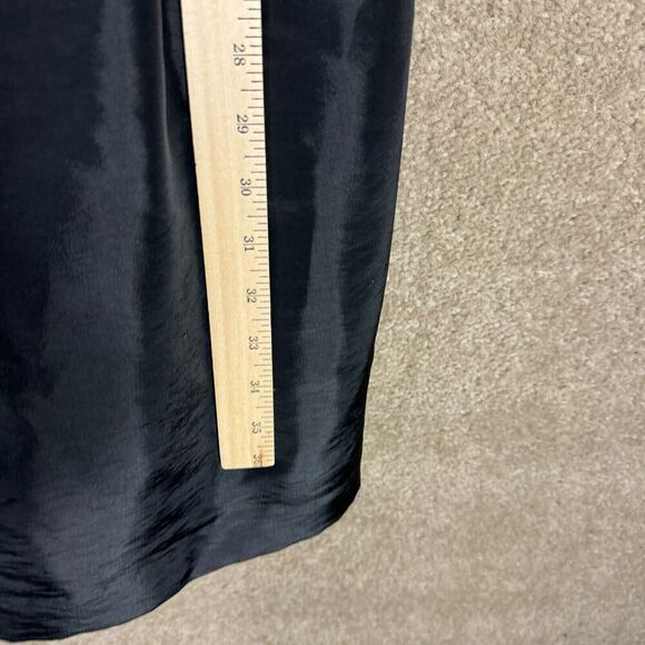 Calvin Klein Fit & Flare Dress Size 6 Gold/Black Sequin Taffeta Sleeveless Party - Picture 6 of 13